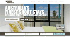 Desktop Screenshot of espressoapartments.com.au